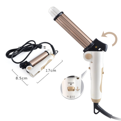 Style Stream mini piastra per capelli 3 pieghe