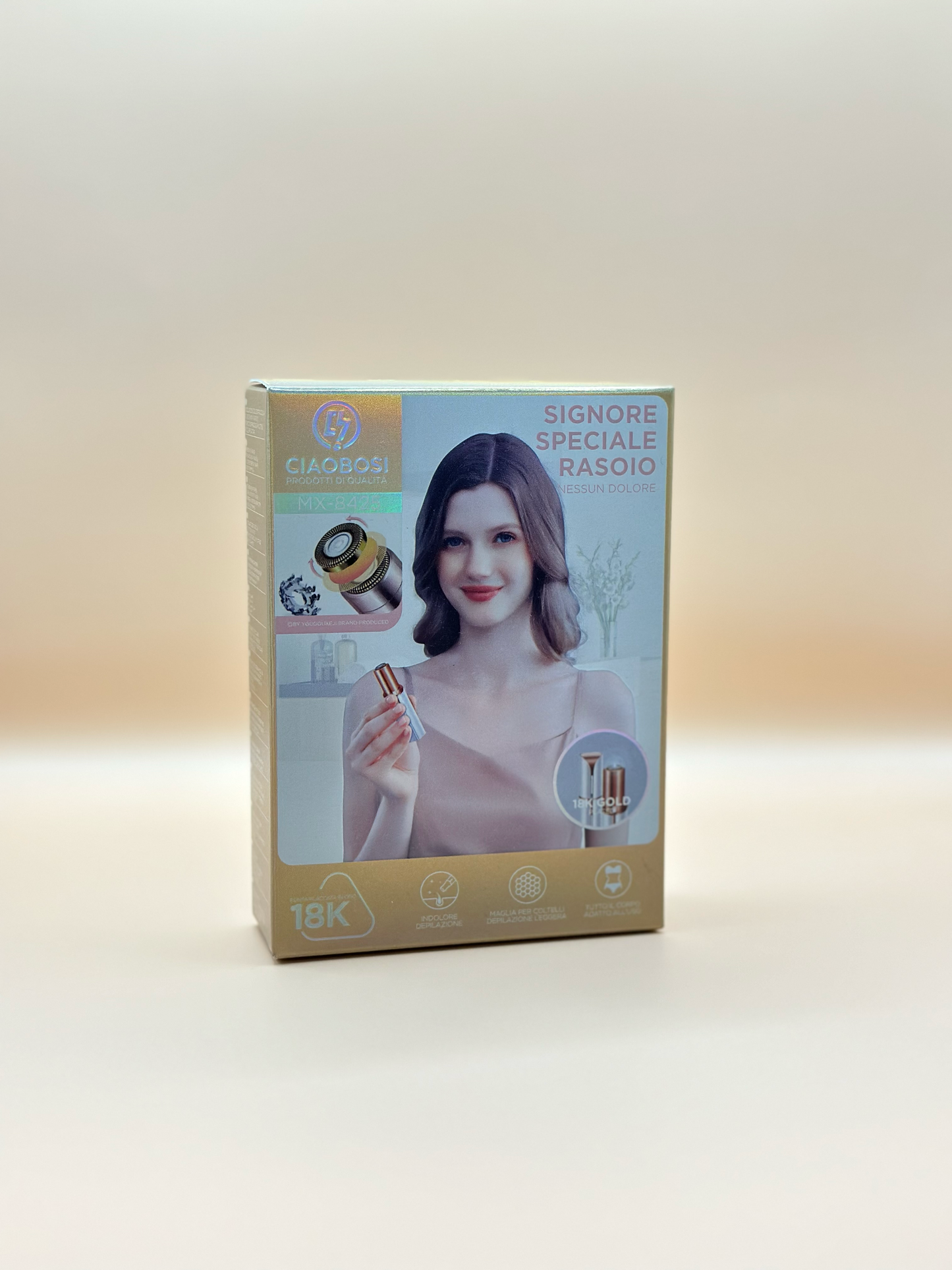 Rasoio per viso a forma di Rossetto