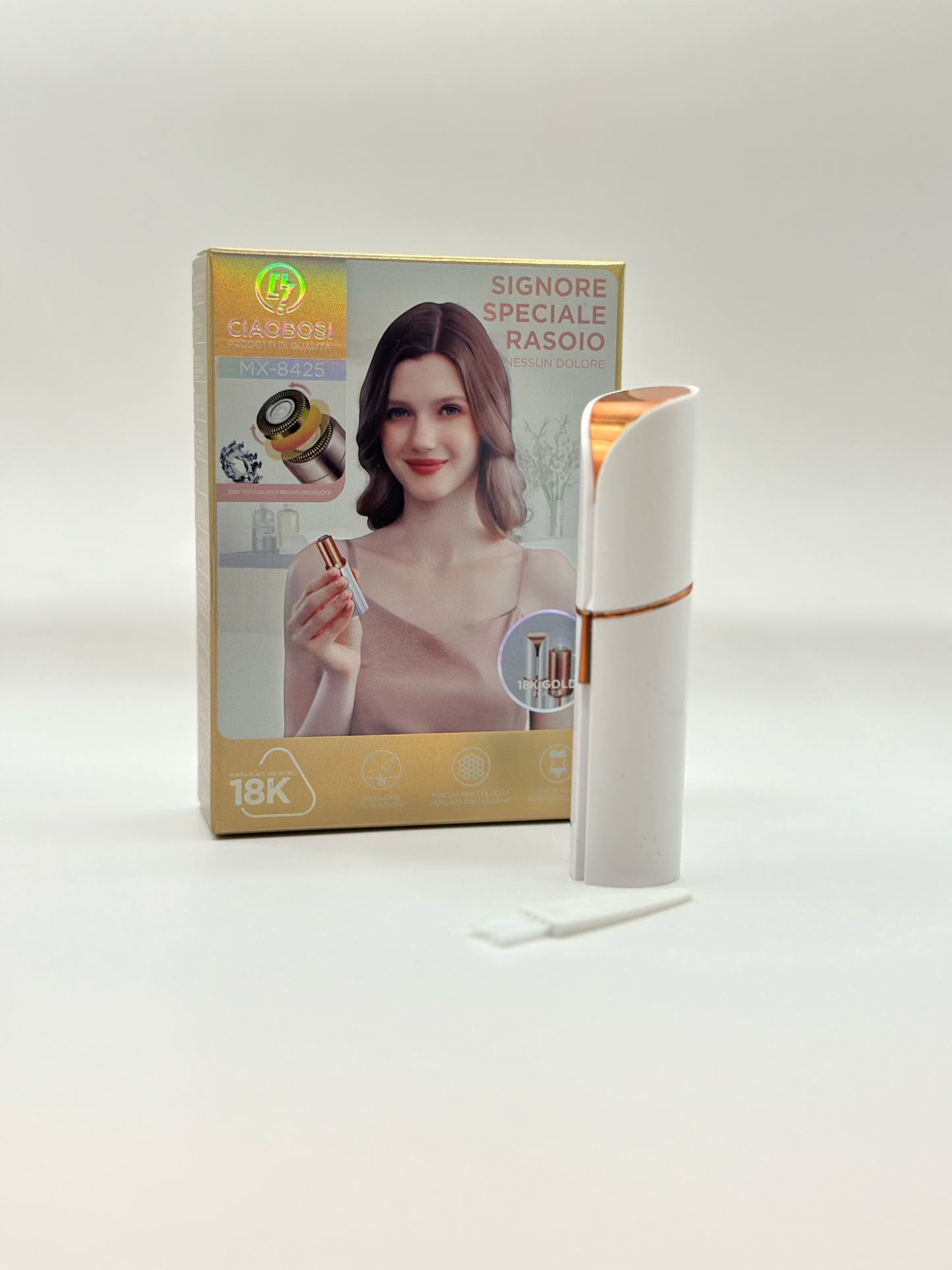 Rasoio per viso a forma di Rossetto